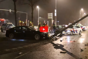 crash tesla rotterdam dronken bestuurder